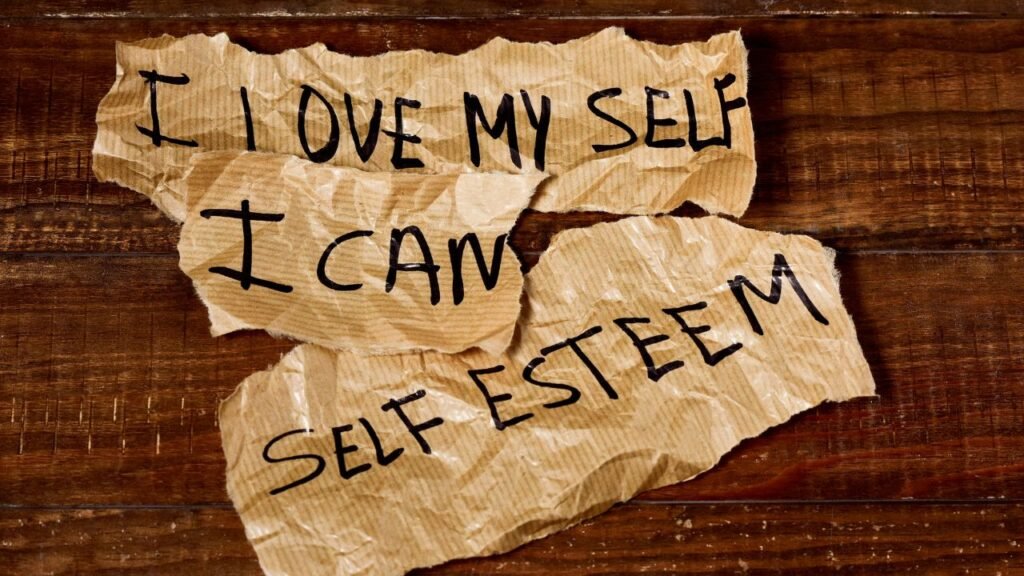 Handwritten “I love myself” message on paper, expressing self-care and the benefits of slowing down
